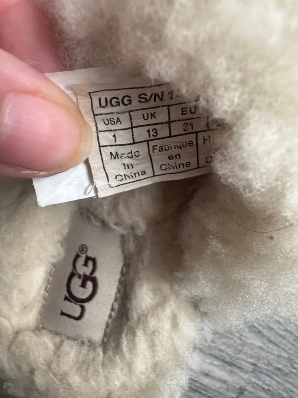 UGG Chestnut Suede Shearling Slip-On Clogs